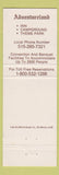 Matchbook Cover - Adventureland Des Moines IA Amusement