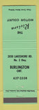 Matchbook Cover - Riviera Motor Court Burlington ON green