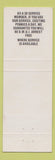 Matchbook Cover - 3 D Service Cheyenne WY