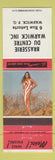Matchbook Cover - Brasserie Du Centre Warwick QC pinup