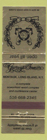 Matchbook Cover - Gurney's Inn Montauk LI NY