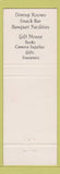 Matchbook Cover - Mount Vernon Inn VA