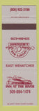 Matchbook Cover - Inn at River Sports Bar Mickey O Reilly's East Wenatchee WA