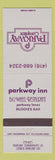 Matchbook Cover - PARkway Complex Inn ST Catharines ON