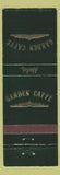 Matchbook Cover - Garden Caffe Tampa FL La Buona Vita