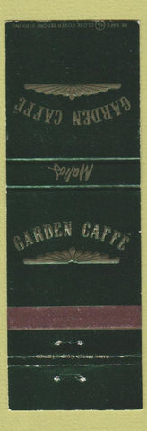 Matchbook Cover - Garden Caffe Tampa FL La Buona Vita