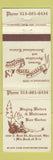 Matchbook Cover - Forest View Gardens Cincinnati OH