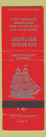 Matchbook Cover - Bob Briggs Wee Packet Dennisport MA
