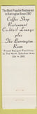Matchbook Cover - Corner Cupboard Restaurant Barrington IL