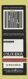 Matchbook Cover - Colourbox Seattle WA Camel Cigarettes