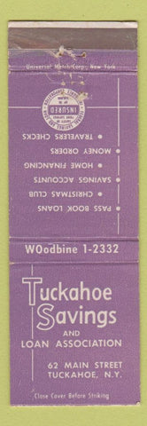 Matchbook Cover - Tuckahoe Savings Loan Tuckahoe NY WEAR