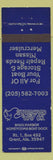 Matchbook Cover - Starboard Way Grant AL