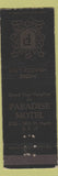 Matchbook Cover - Paradise Motel St Petersburg? FL