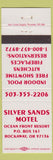 Matchbook Cover - Silver Sands Motel Rockaway OR
