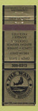Matchbook Cover - The Wave Seafood Restaurant San Francisco CA