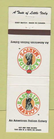 Matchbook Cover - East Side Mario's Italian Restaurant