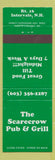 Matchbook Cover - Scarecrow Pub Grill Intervale NH