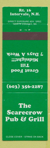 Matchbook Cover - Scarecrow Pub Grill Intervale NH