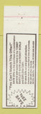 Matchbook Cover - Tommy Bartlett's Ski Show Robot World Wisconsin Dells WI