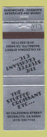 Matchbook Cover - Stuffed Croissant Sausalito CA