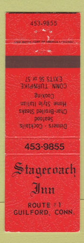 Matchbook Cover - Stagecoach Inn Guilford CT