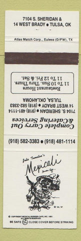 Matchbook Cover - Mexicali Restaurant Tulsa OK