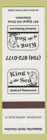 Matchbook Cover - King of the Sea Restaurant Statesville NC