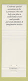 Matchbook Cover - Lawnmeer Inn Restaurant West Boothbay Harbor ME