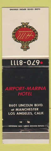 Matchbook Cover - Airport Marina Hotel Los Angeles CA
