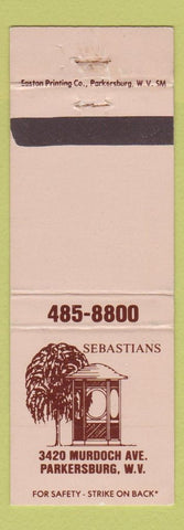 Matchbook Cover - Sebastians Parkersburg WV