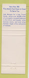 Matchbook Cover - Red Cloud Lodge Vernal UT #2 WEAR