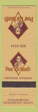 Matchbook Cover - Poor Richards Cheyenne WY WEAR