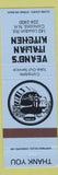 Matchbook Cover - Veano's Italian Kitchen Concord NH