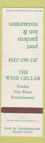 Matchbook Cover - Port Gardens Inn Restaurant Kennebunkport ME