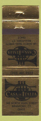 Matchbook Cover - Casa Di Italia Branford CT