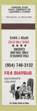Matchbook Cover - Fra Diavolo Italian Restaurant Lauderhill FL