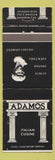 Matchbook Cover - Adamos Italian Restaurant Anaheim CA