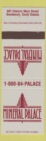 Matchbook Cover - Mineral Palace Deadwood SD