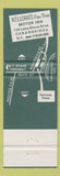 Matchbook Cover - Kellogg's Pan Tree Motor Inn Canandaigua NY