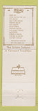 Matchbook Cover - Sirloin Saloon Shelburne Rutland Manchester VT