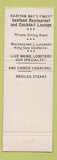 Matchbook Cover - The Barge Perth Amboy NJ WEAR
