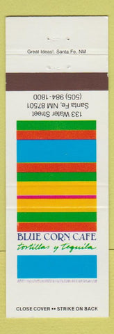 Matchbook Cover - Blue Corn Cafe Mexican Santa Fe NM