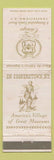 Matchbook Cover - Otesaga Resort Cooperstown NY