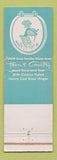 Matchbook Cover - Magnolia Products Columbus MS