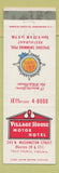 Matchbook Cover - Village House Motor Hotel Falls Church VA