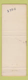 Matchbook Cover - Union National Bank Ashland WI