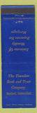 Matchbook Cover - Travelers Bank and Trust Hartford CT