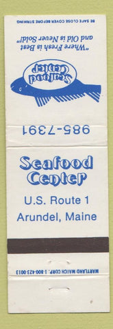 Matchbook Cover - Seafood Center Arundel ME