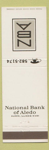Matchbook Cover - National Bank of Aledo IL