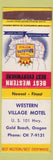 Matchbook Cover - Western Village Motel Gold Beach OR #2